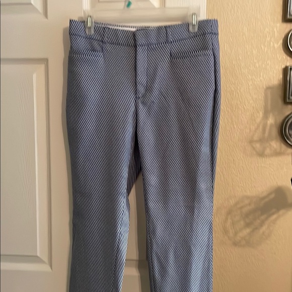 Banana Republic Blue Patterned Chinos - Picture 1 of 6